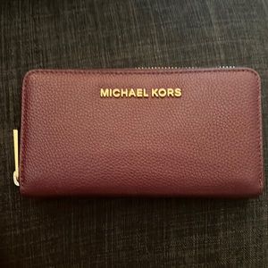 Michael Kors Pebbled Leather Wallet
